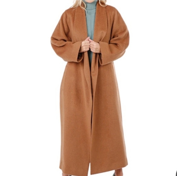 Brian Bailey Wrap Coat Size M EUC - Picture 6 of 6